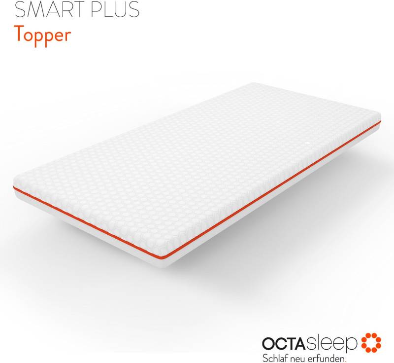 OCTAsleep Topper »Octasleep Smart Plus Topper, 90x200 cm, 140x200 cm und weitere Grössen«, (1 St.), OCTAspring® Aerospace Technologie, Topper, ergonomisch, atmungsaktiv von OCTAsleep