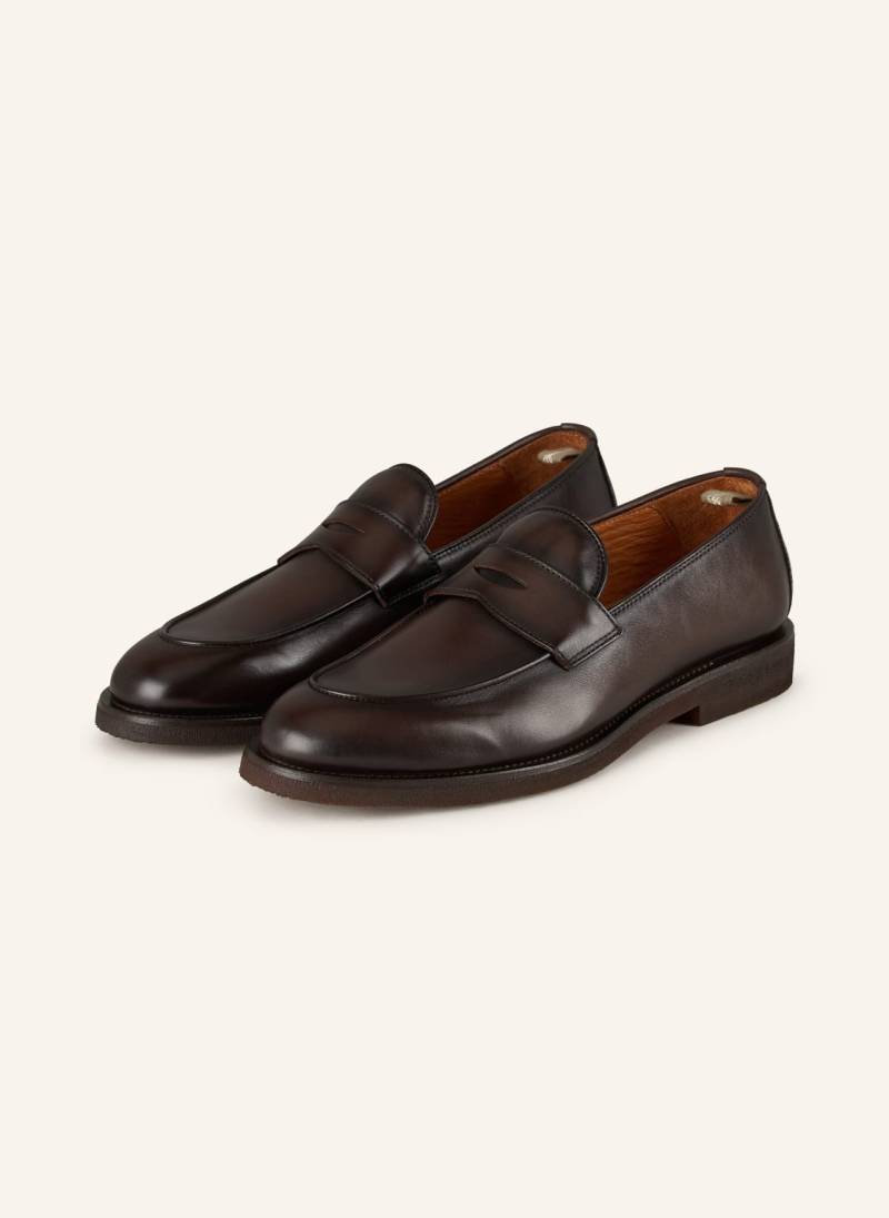 Officine Creative Penny-Loafer Opera Flexi/101 braun von OFFICINE CREATIVE