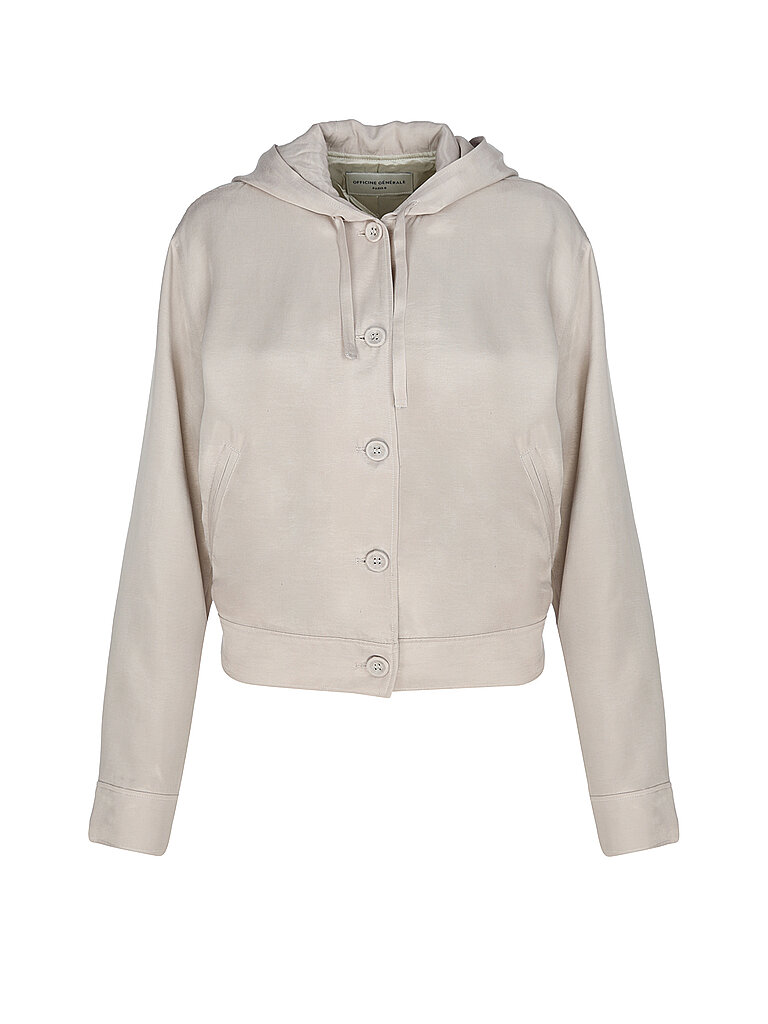 OFFICINE GENERALE Blouson XENIA beige | L von OFFICINE GENERALE