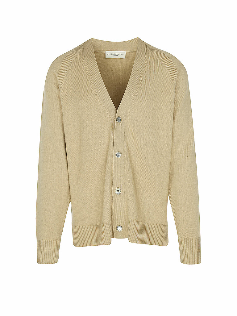 OFFICINE GENERALE Cardigan MILOS camel | M von OFFICINE GENERALE