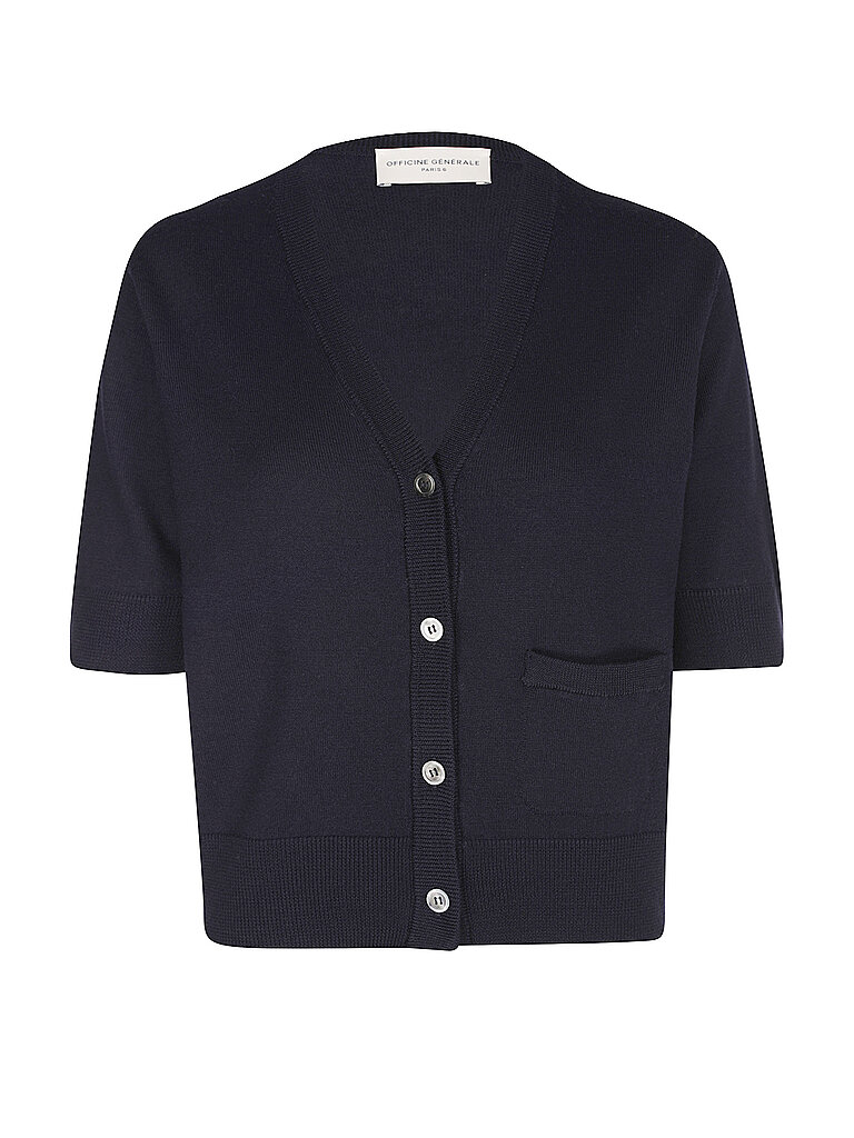 OFFICINE GENERALE Cardigan  dunkelblau | L von OFFICINE GENERALE