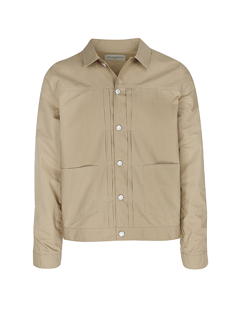 OFFICINE GENERALE Jacke  beige | M von OFFICINE GENERALE