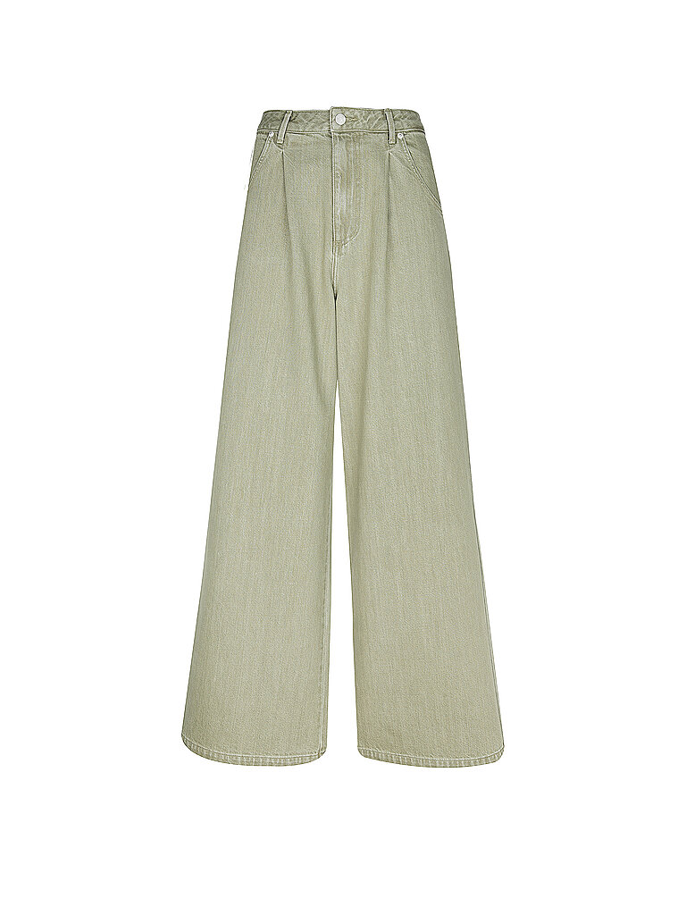 OFFICINE GENERALE Jeans Wide Leg MOENA  olive | 27 von OFFICINE GENERALE