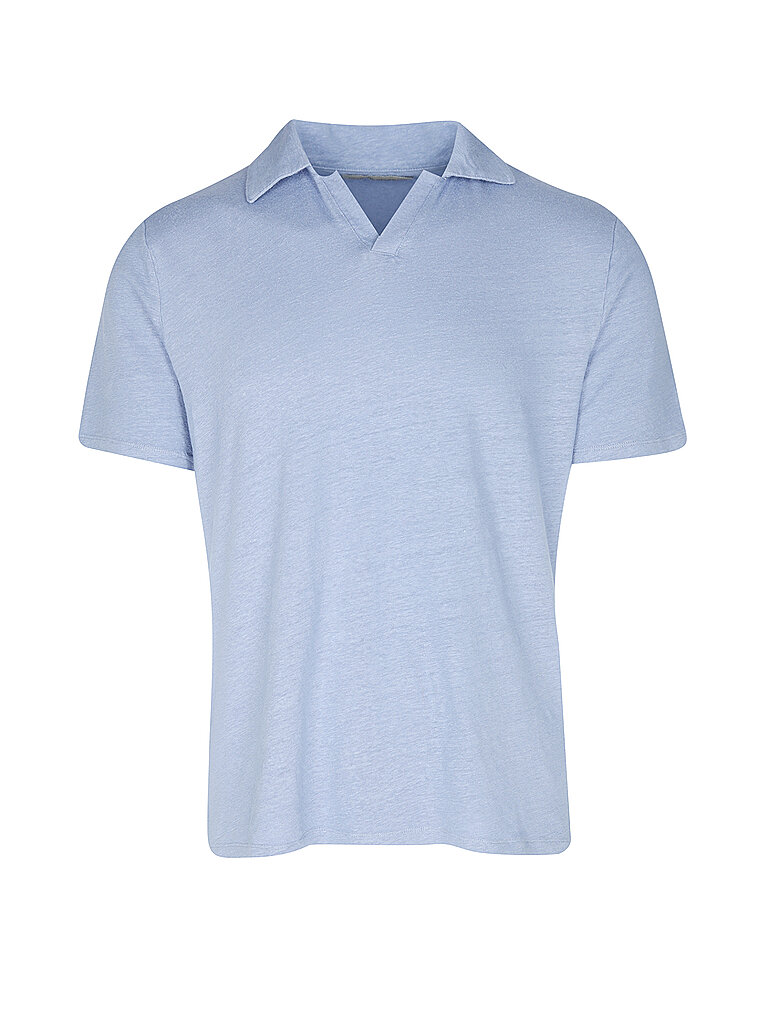 OFFICINE GENERALE Poloshirt SIMON hellblau | L von OFFICINE GENERALE