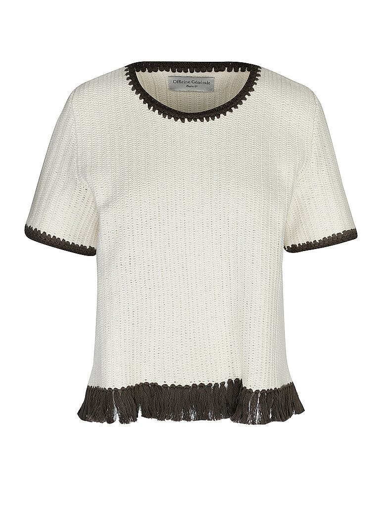 OFFICINE GENERALE Pullover creme | S von OFFICINE GENERALE