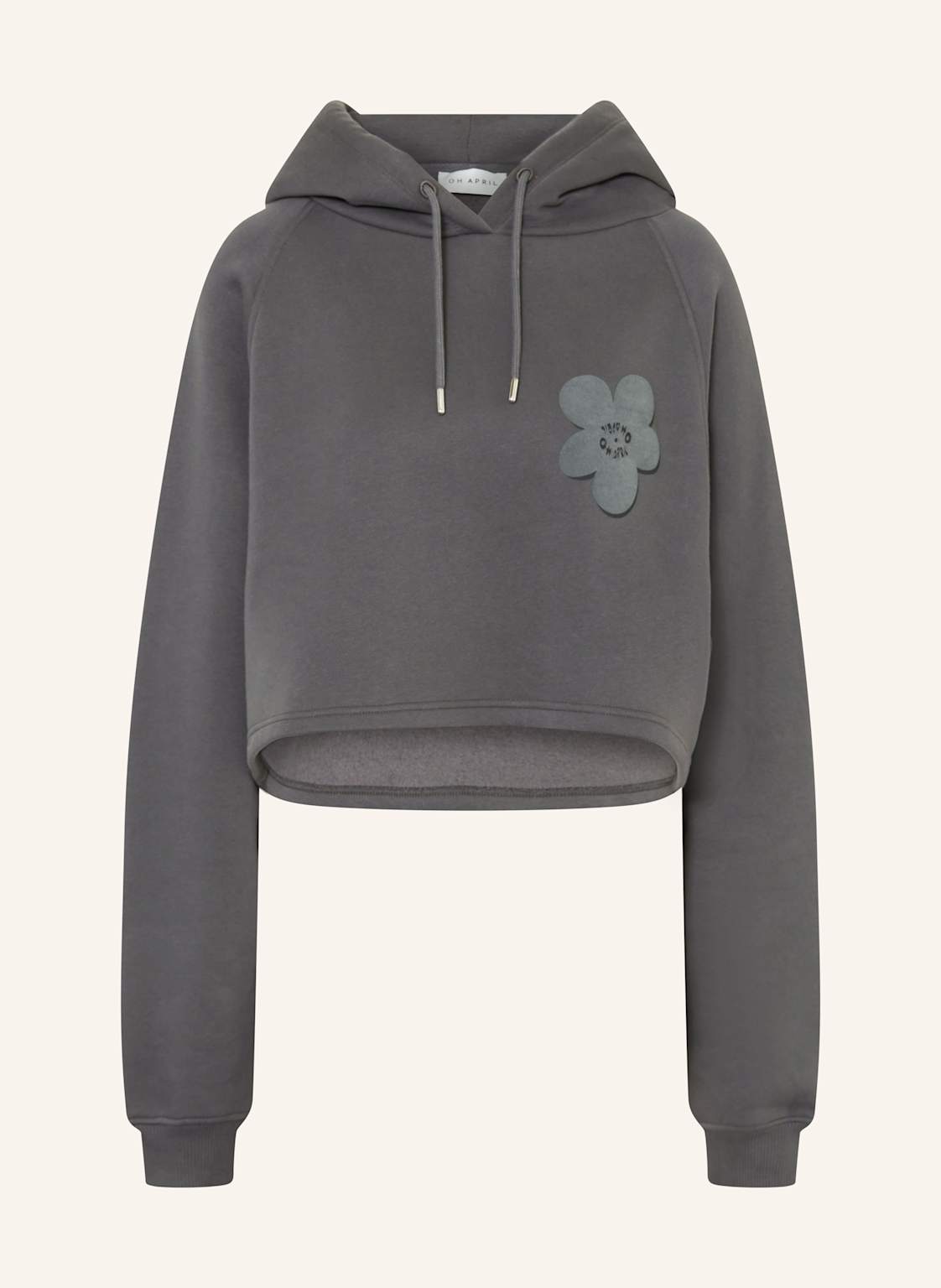 Oh April Cropped-Hoodie Koa grau Oh April Cropped-Hoodie Koa grau von OH APRIL