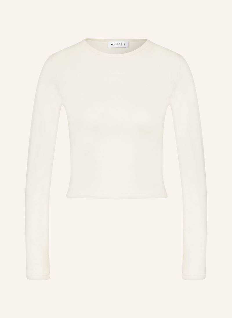 Oh April Cropped-Longsleeve Ica beige von OH APRIL