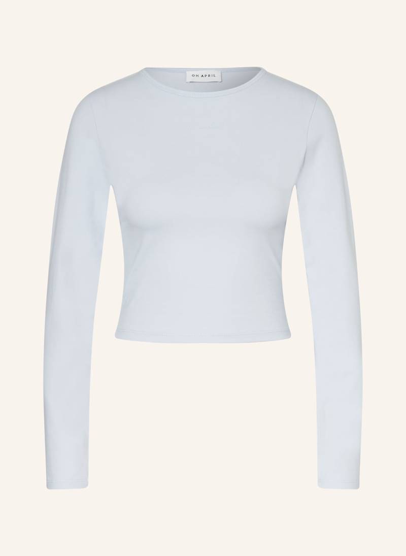 Oh April Cropped-Longsleeve Ica blau von OH APRIL