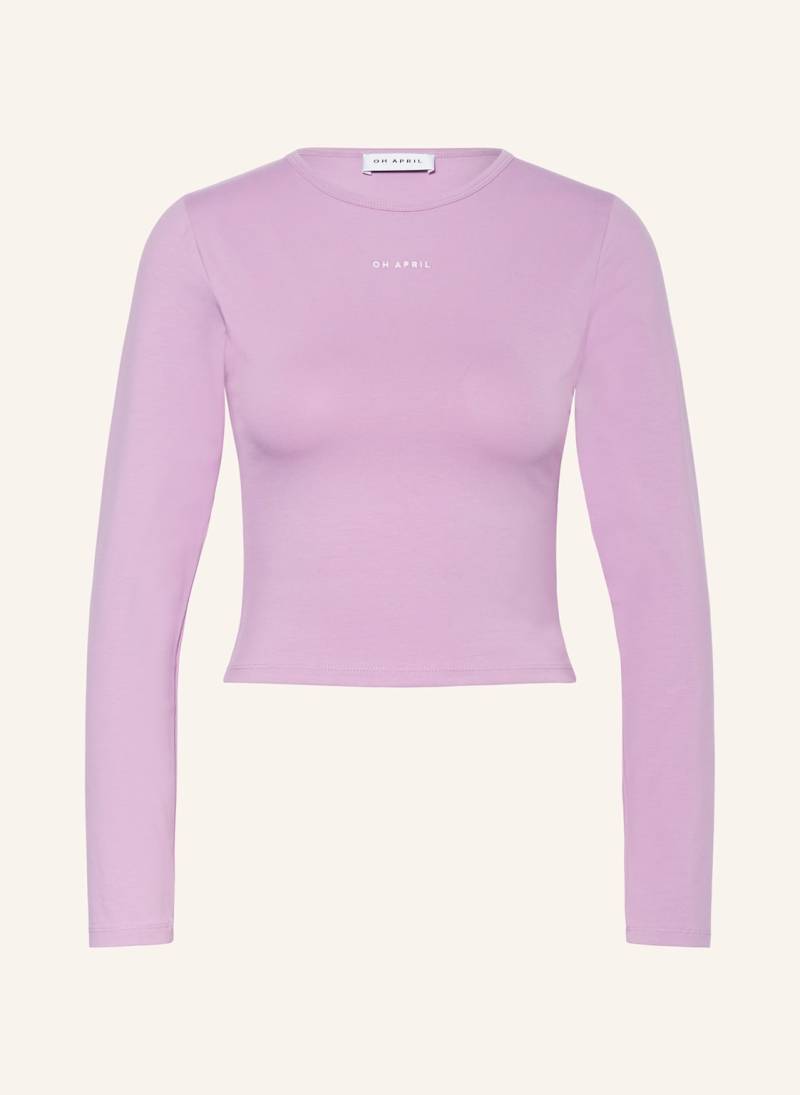 Oh April Cropped-Longsleeve Ica lila von OH APRIL