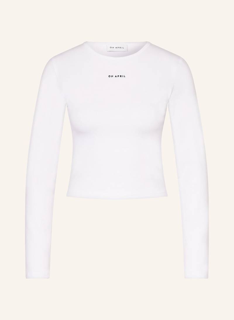 Oh April Cropped-Longsleeve Ica weiss von OH APRIL