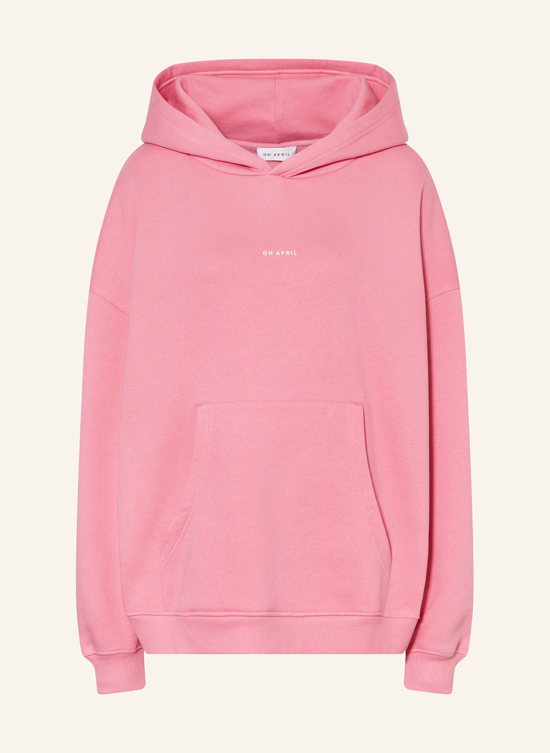 Oh April Hoodie Boyfriend pink von OH APRIL