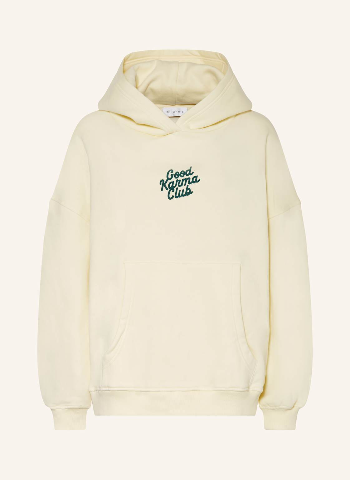 Oh April Oversized-Hoodie Boyfriend gelb von OH APRIL