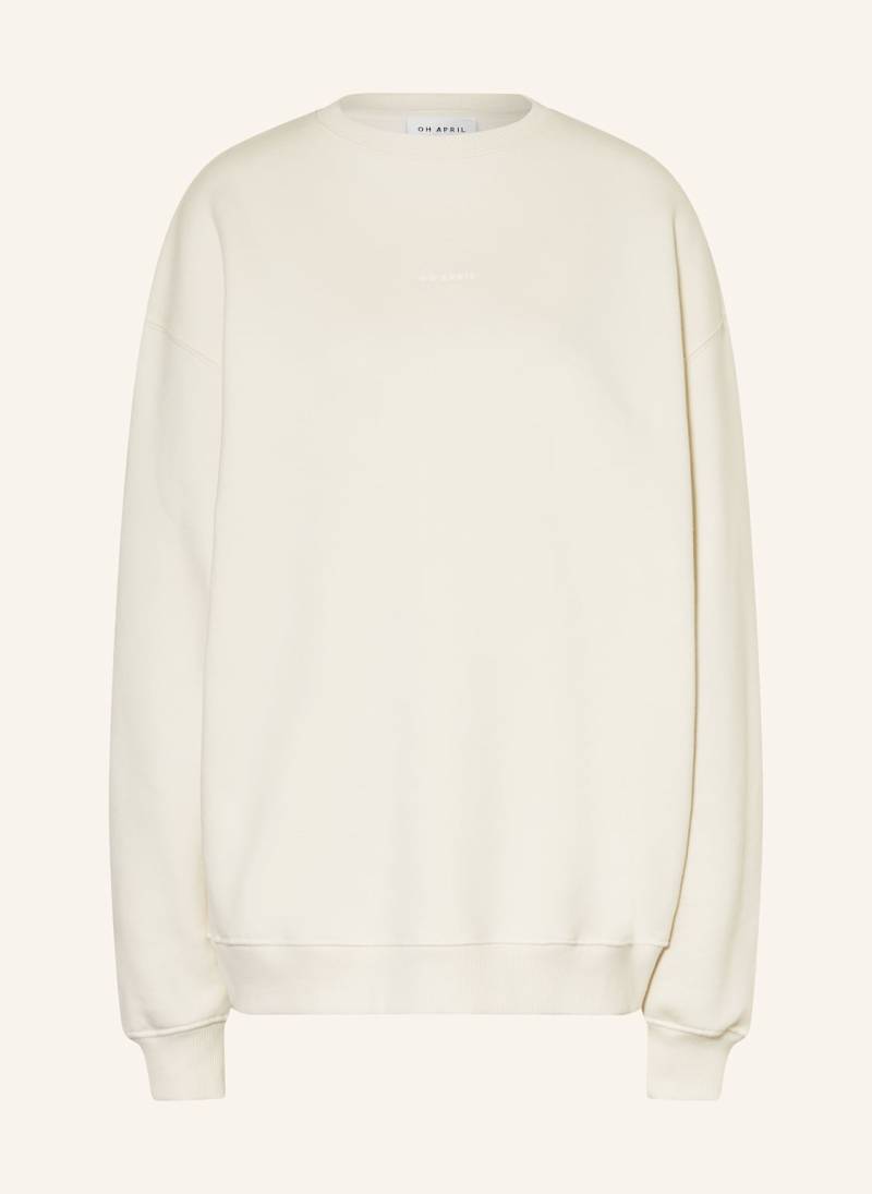 Oh April Oversized-Sweatshirt beige von OH APRIL