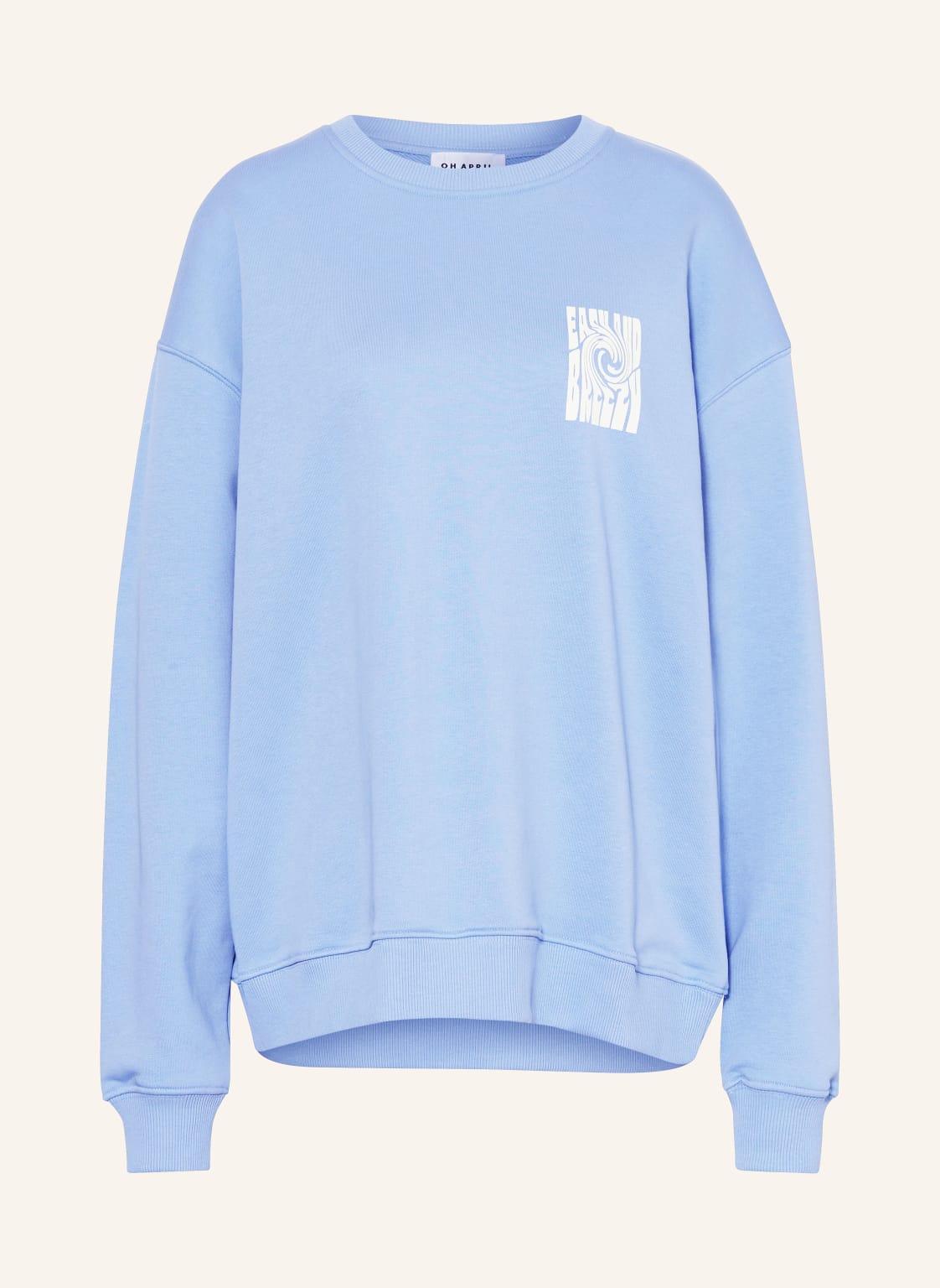 Oh April Oversized-Sweatshirt blau von OH APRIL