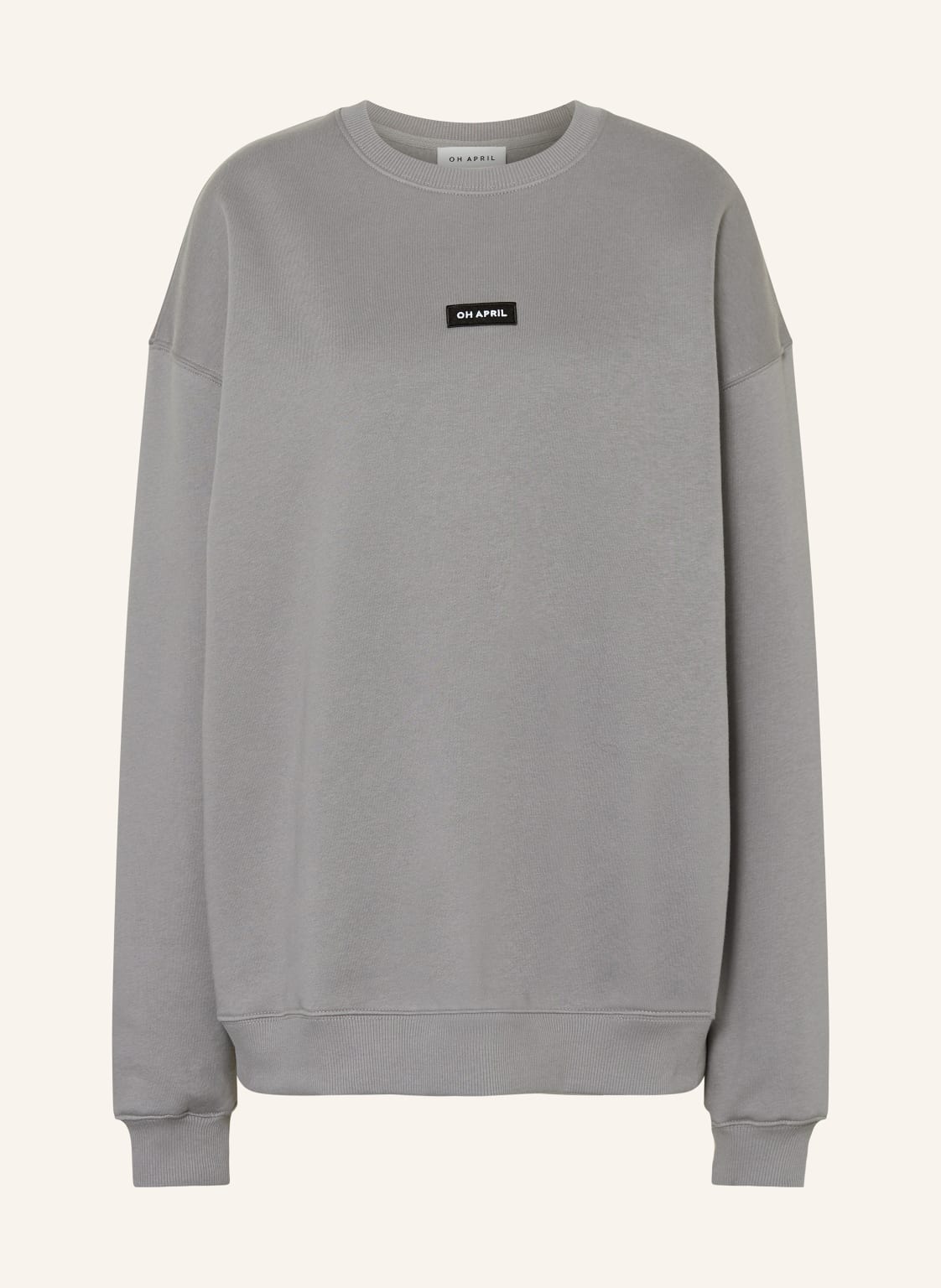 Oh April Oversized-Sweatshirt grau von OH APRIL