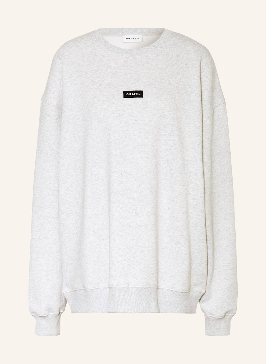 Oh April Oversized-Sweatshirt grau von OH APRIL