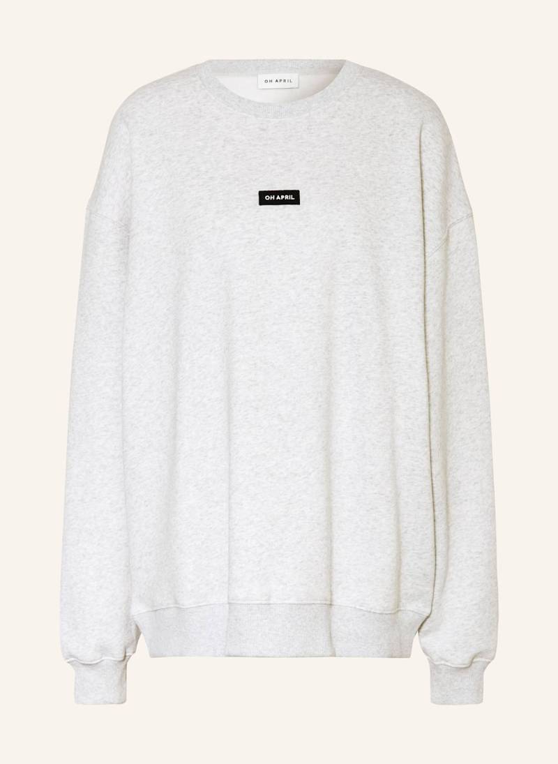 Oh April Oversized-Sweatshirt grau von OH APRIL