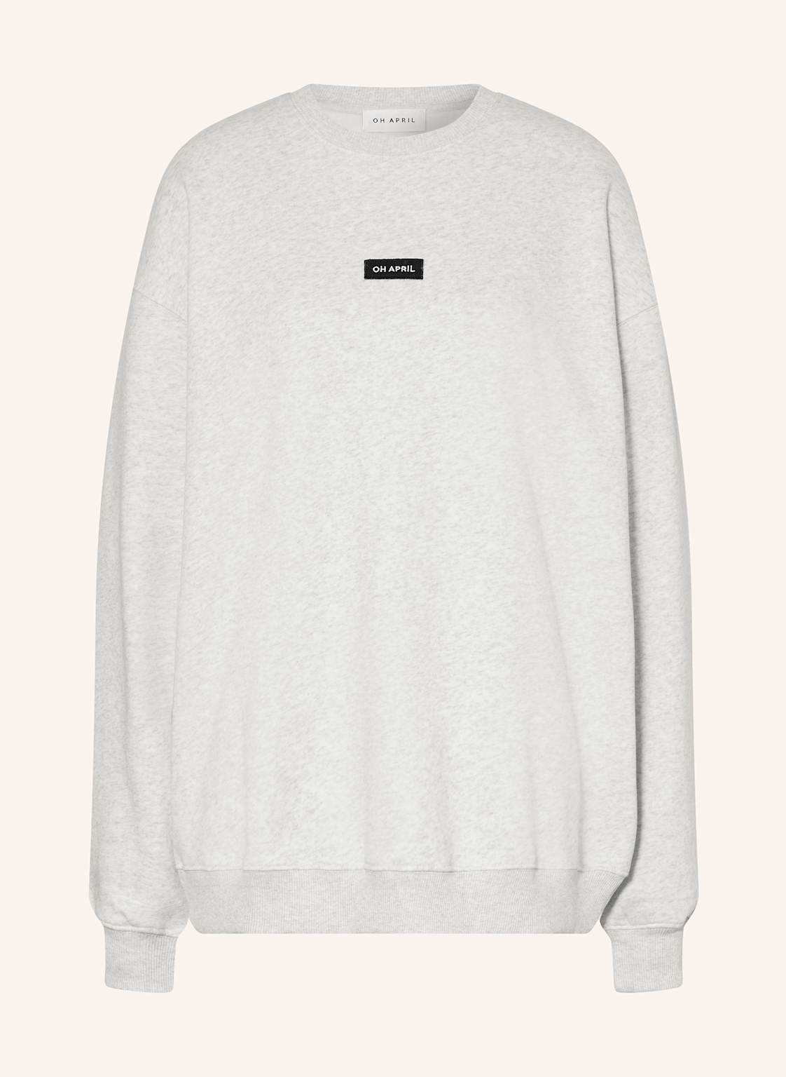 Oh April Oversized-Sweatshirt grau von OH APRIL