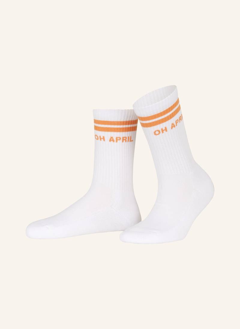 Oh April Socken Steffi weiss von OH APRIL