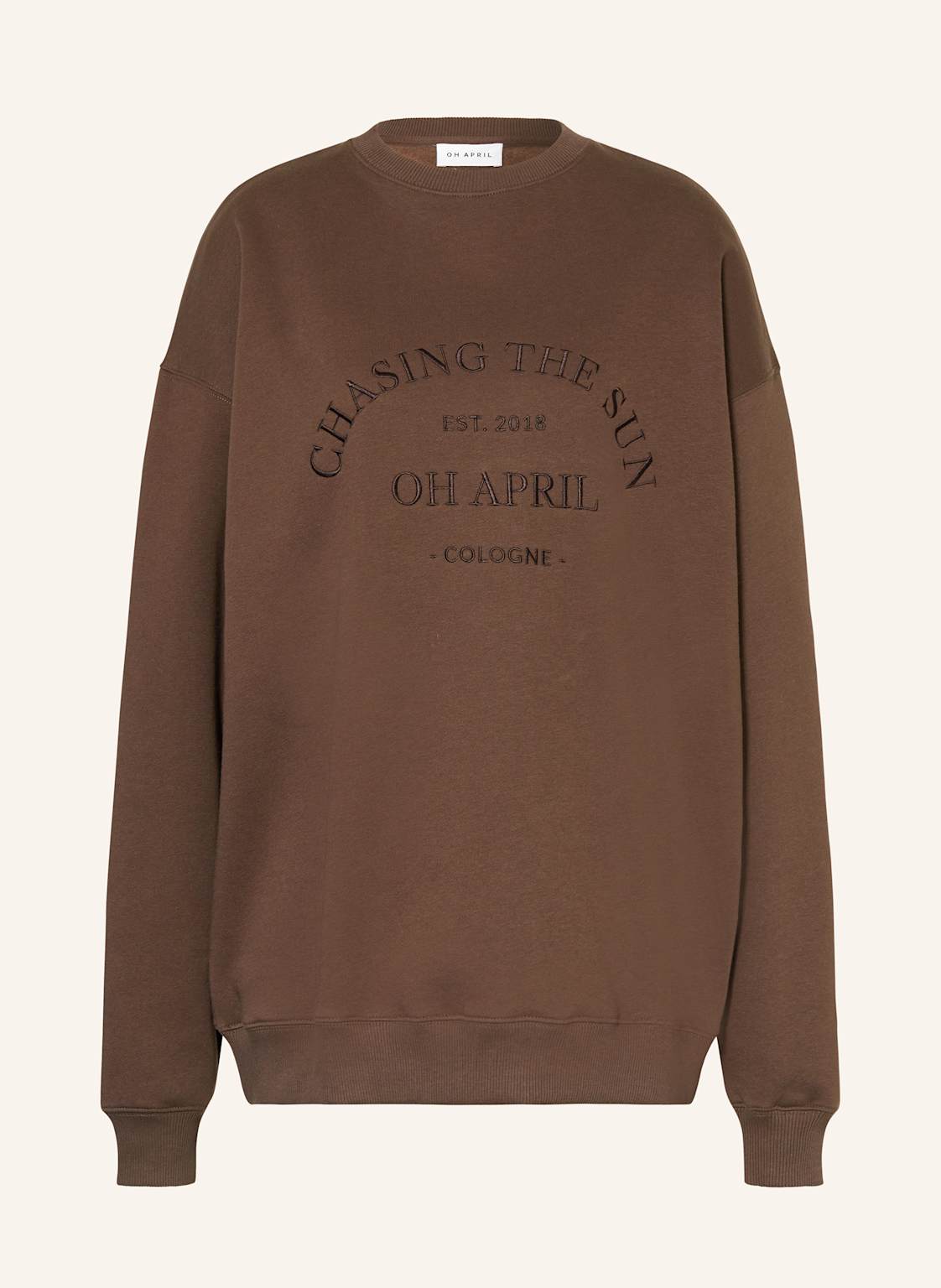 Oh April Sweatshirt Ov braun Oh April Sweatshirt Ov braun von OH APRIL