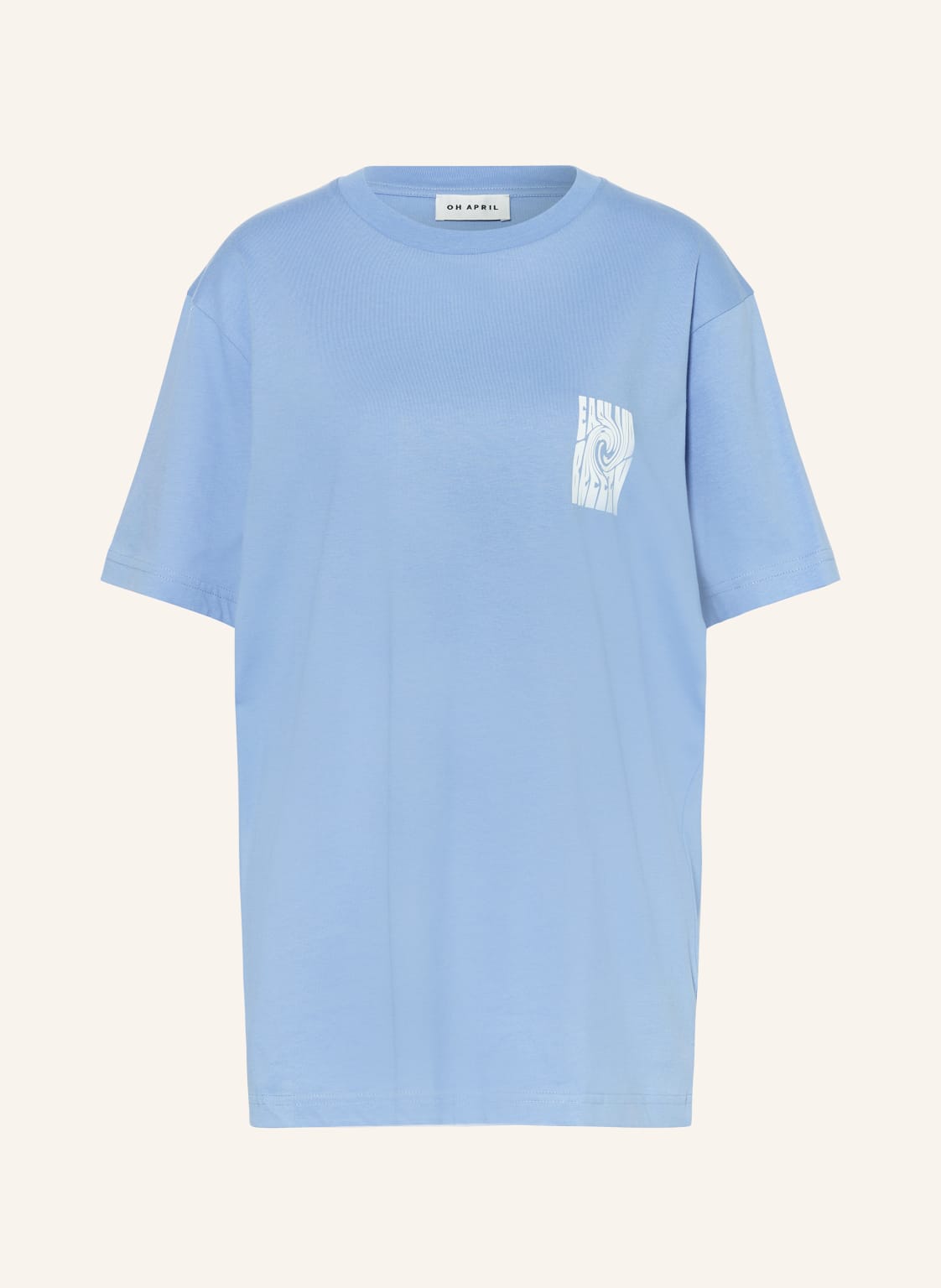 Oh April T-Shirt Boyfriend blau von OH APRIL