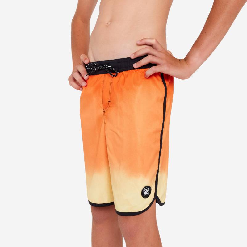 Boardshorts - Bs 500 Jungen Senfgelb 10-12A von OLAIAN