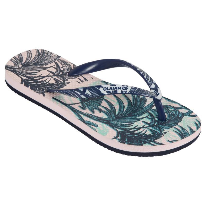 Zehensandalen - Zehensandalen 190 Exotic Unisex Blau Bedruckt 27/28 von OLAIAN