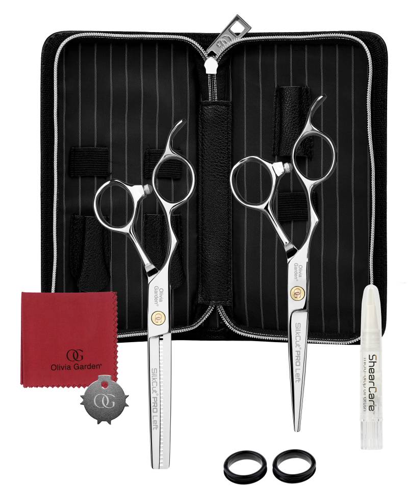 OLIVIA GARDEN Haarschere »SilkCut PRO 5,75''«, (Set, 2 tlg.), für Linksshänder von OLIVIA GARDEN