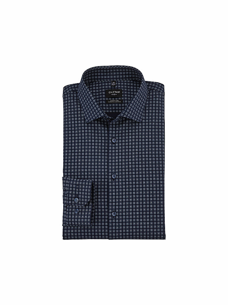 OLYMP NO.6 Hemd Slim Fit  dunkelblau | 39 von OLYMP NO.6