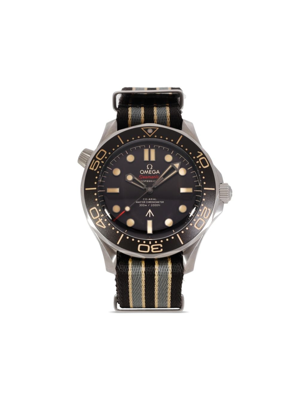 OMEGA 2022 pre-owned Seamaster Diver James Bond Edition 42mm - Black von OMEGA