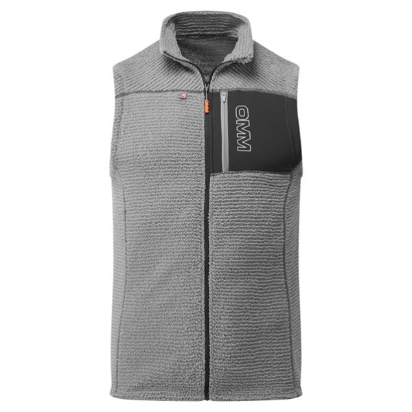 OMM - Core Zipped Vest - Fleecegilet Gr L;M;S grau von OMM