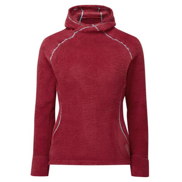 OMM - Women's Core + Hoodie - Fleecepullover Gr L rot von OMM