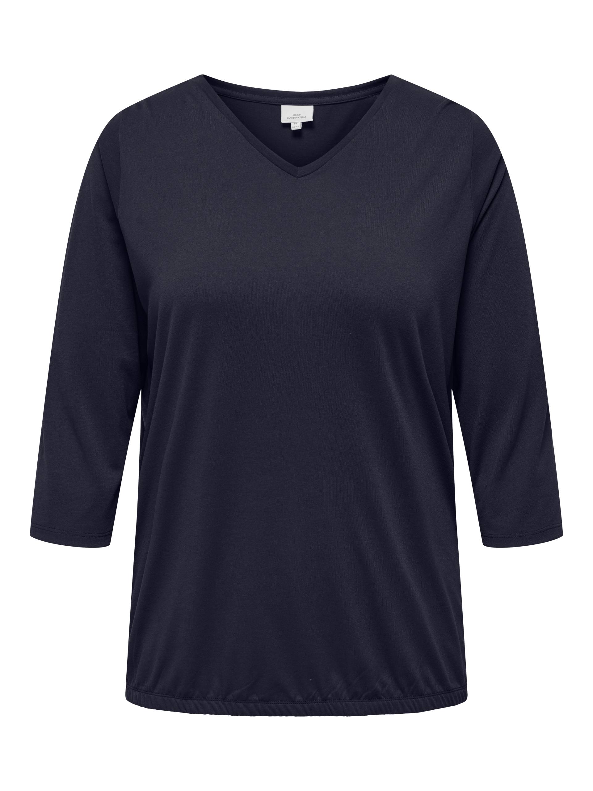 ONLY CARMAKOMA 3/4-Arm-Shirt »CARCARLINNE V-NECK 3/4 TOP JRS BF« ONLY CARMAKOMA 3/4-Arm-Shirt »CARCARLINNE V-NECK 3/4 TOP JRS BF« von ONLY CARMAKOMA