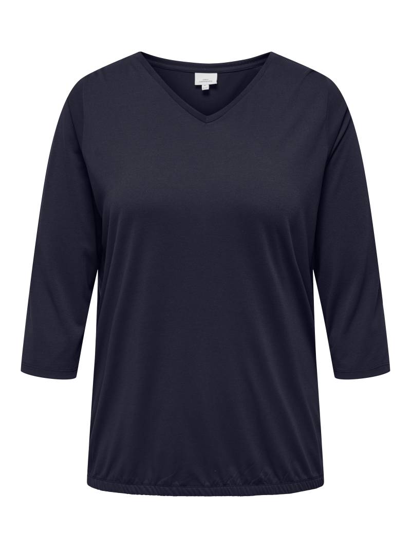 ONLY CARMAKOMA 3/4-Arm-Shirt »CARCARLINNE V-NECK 3/4 TOP JRS BF« von ONLY CARMAKOMA