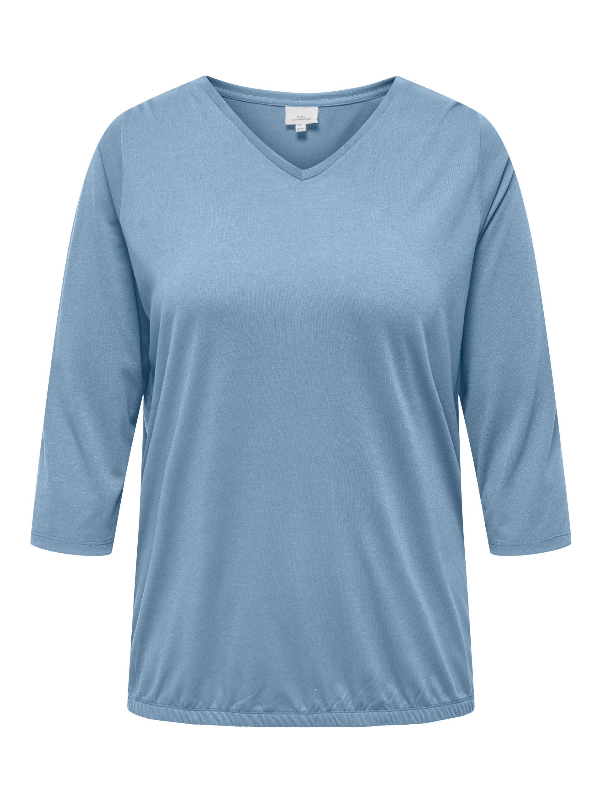ONLY CARMAKOMA 3/4-Arm-Shirt »CARCARLINNE V-NECK 3/4 TOP JRS BF« ONLY CARMAKOMA 3/4-Arm-Shirt »CARCARLINNE V-NECK 3/4 TOP JRS BF« von ONLY CARMAKOMA