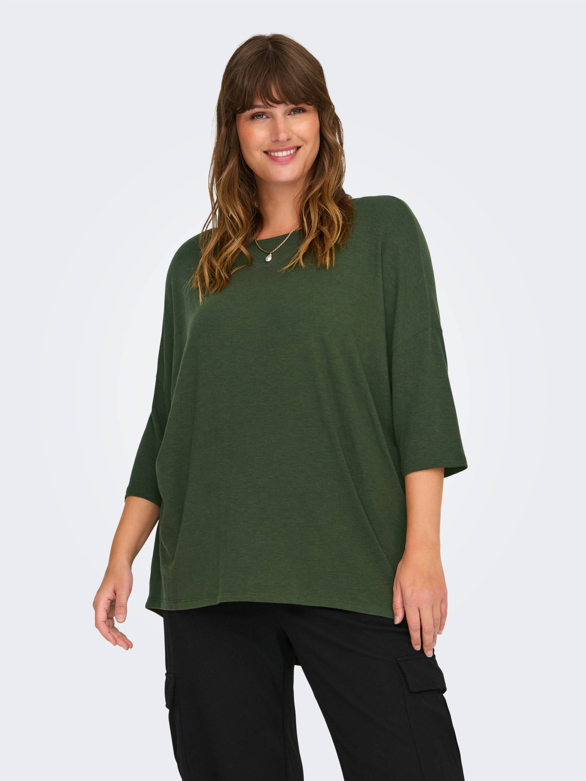 ONLY CARMAKOMA 3/4-Arm-Shirt »CARLAMOUR 3/4 TOP JRS NOOS« von ONLY CARMAKOMA