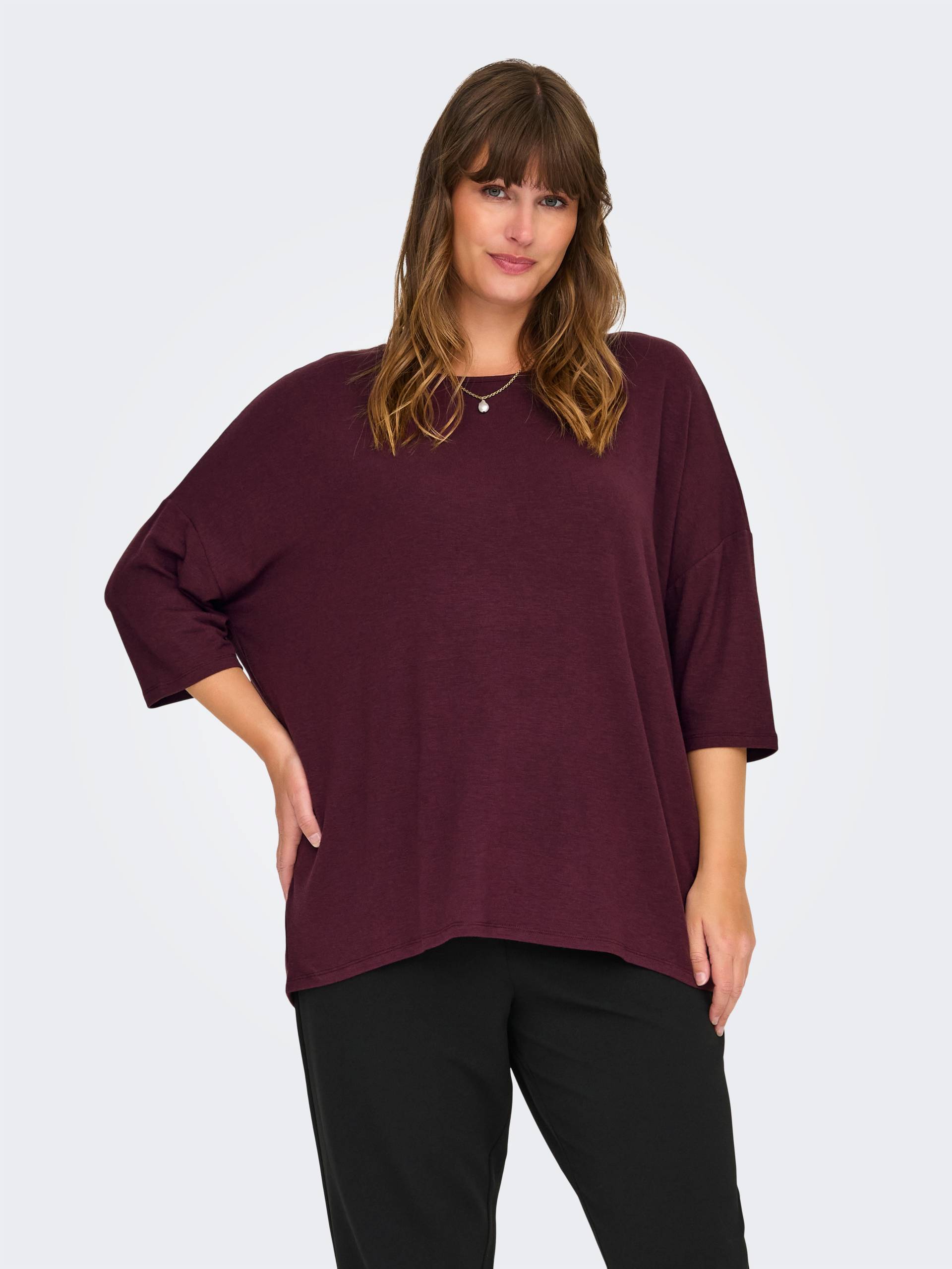 ONLY CARMAKOMA 3/4-Arm-Shirt »CARLAMOUR 3/4 TOP JRS NOOS« ONLY CARMAKOMA 3/4-Arm-Shirt »CARLAMOUR 3/4 TOP JRS NOOS« von ONLY CARMAKOMA