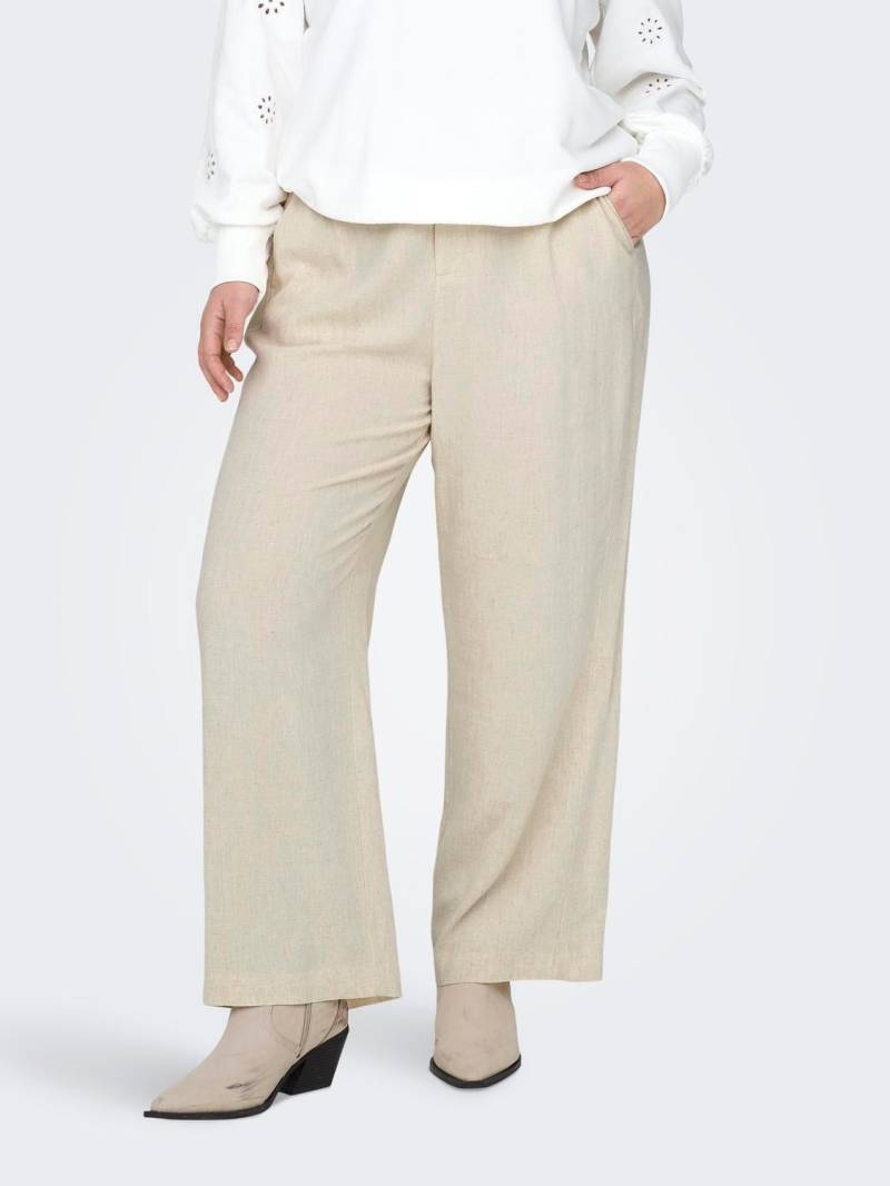 ONLY CARMAKOMA Anzughose »CARAGNES MW LINEN BL MEL PANT TLR« von ONLY CARMAKOMA