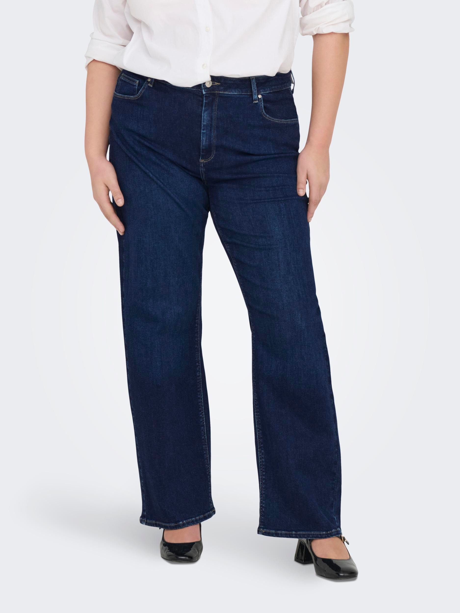 ONLY CARMAKOMA High-waist-Jeans »CARWILLY HW WIDE JEANS CRO NOOS« ONLY CARMAKOMA High-waist-Jeans »CARWILLY HW WIDE JEANS CRO NOOS« von ONLY CARMAKOMA