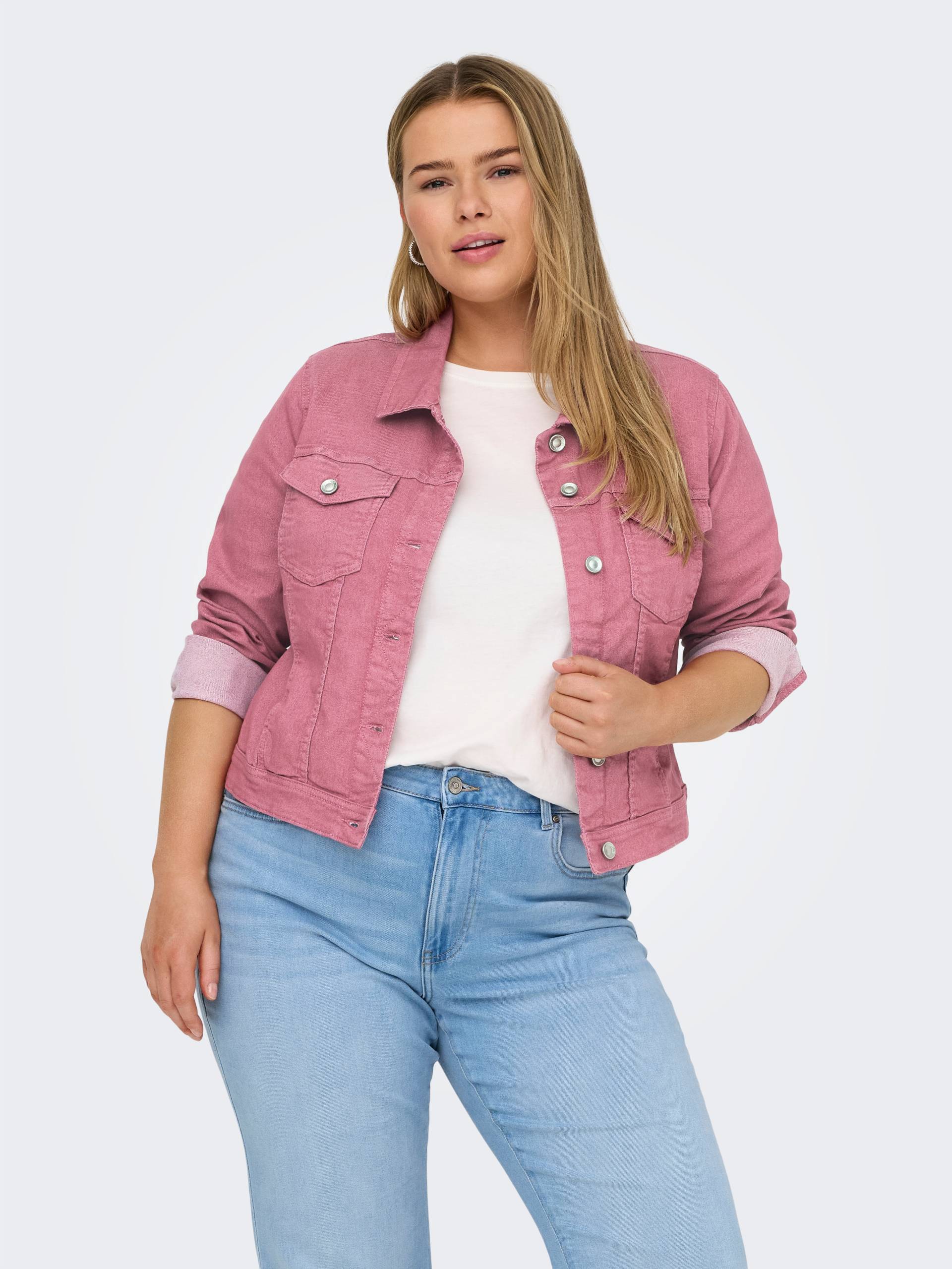 ONLY CARMAKOMA Jeansjacke »CARWESPA COLOUR DENIM JACKET DNM« ONLY CARMAKOMA Jeansjacke »CARWESPA COLOUR DENIM JACKET DNM« von ONLY CARMAKOMA