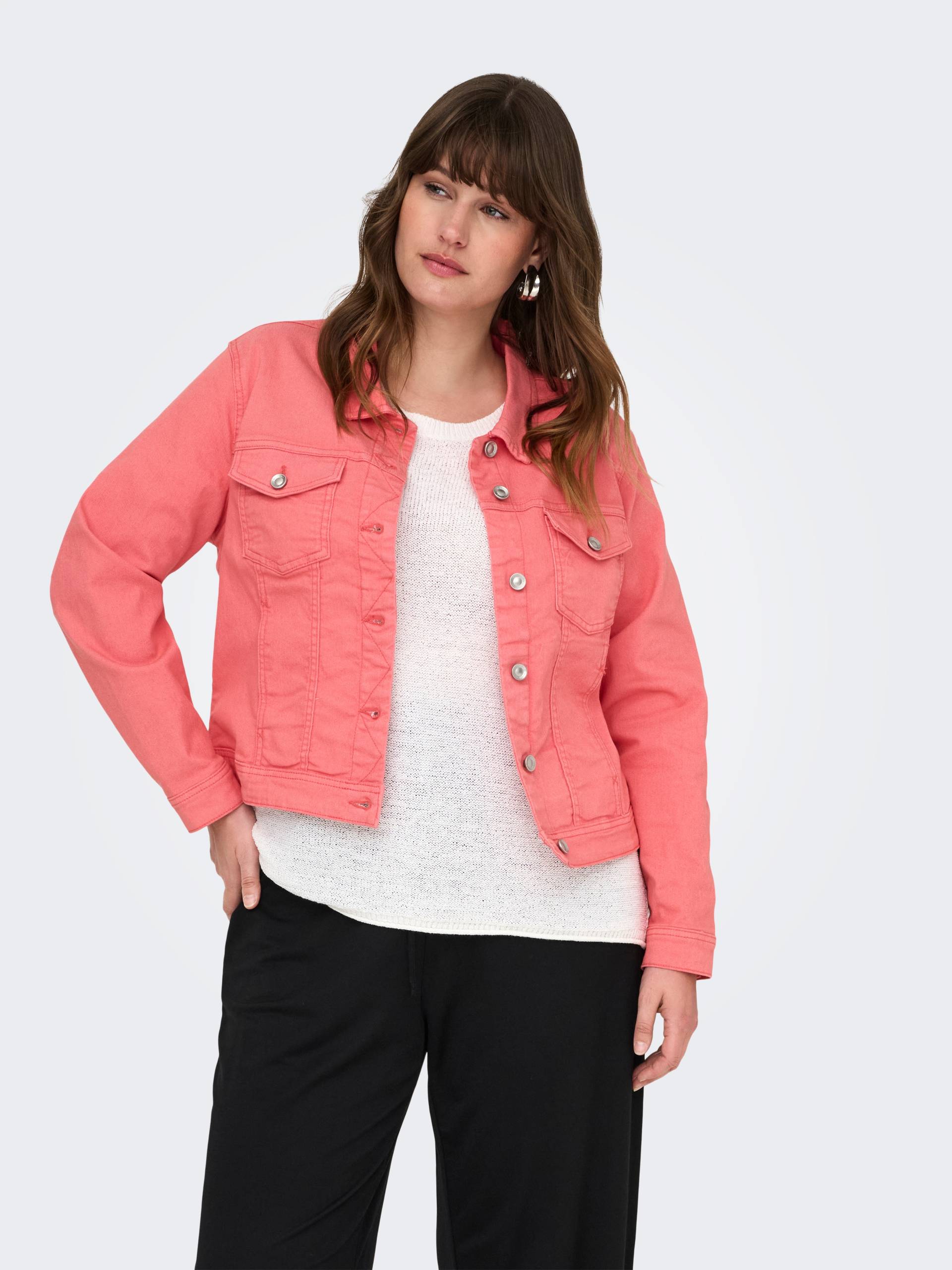 ONLY CARMAKOMA Jeansjacke »CARWESPA COLOUR DENIM JACKET DNM« ONLY CARMAKOMA Jeansjacke »CARWESPA COLOUR DENIM JACKET DNM« von ONLY CARMAKOMA