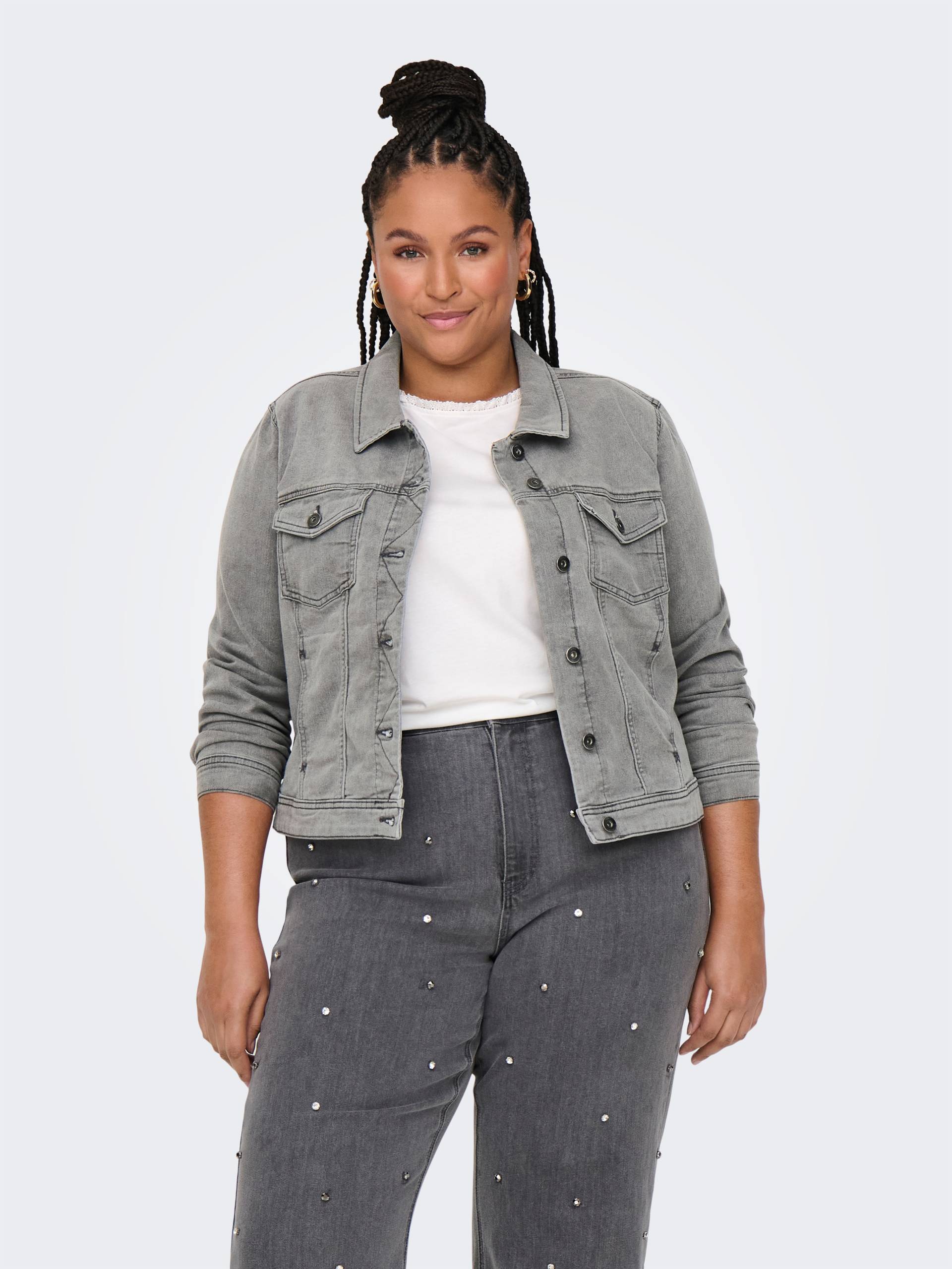 ONLY CARMAKOMA Jeansjacke »CARWESPA LS JACKET MGD DNM NOOS« ONLY CARMAKOMA Jeansjacke »CARWESPA LS JACKET MGD DNM NOOS« von ONLY CARMAKOMA