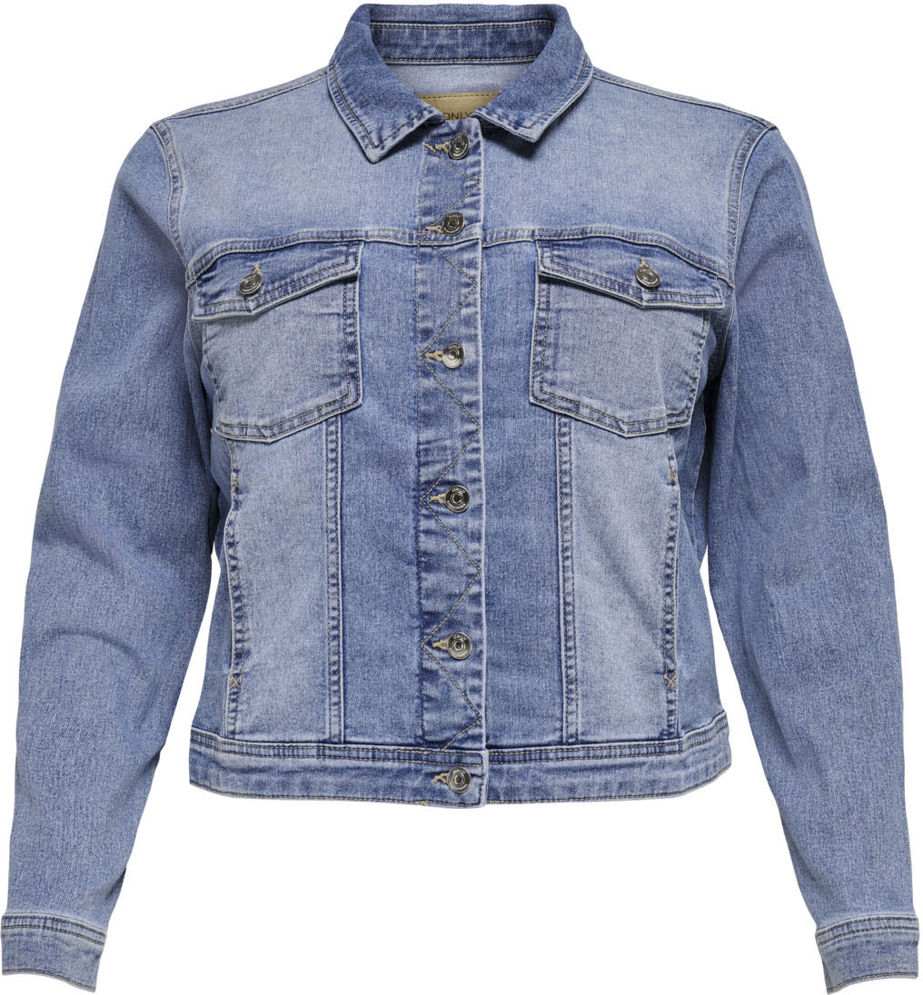 ONLY CARMAKOMA Jeansjacke »CARWESPA LS JACKET«, mit cooler Waschung von ONLY CARMAKOMA