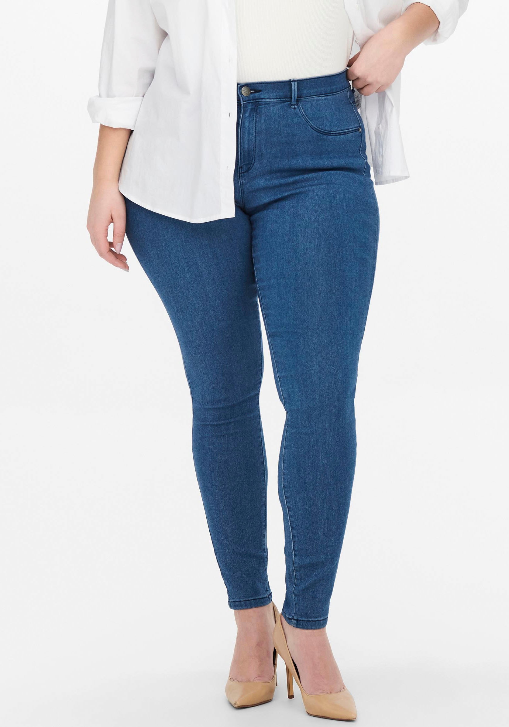 ONLY CARMAKOMA Skinny-fit-Jeans »CARTHUNDER PUSH UP REG SK JNS« ONLY CARMAKOMA Skinny-fit-Jeans »CARTHUNDER PUSH UP REG SK JNS« von ONLY CARMAKOMA