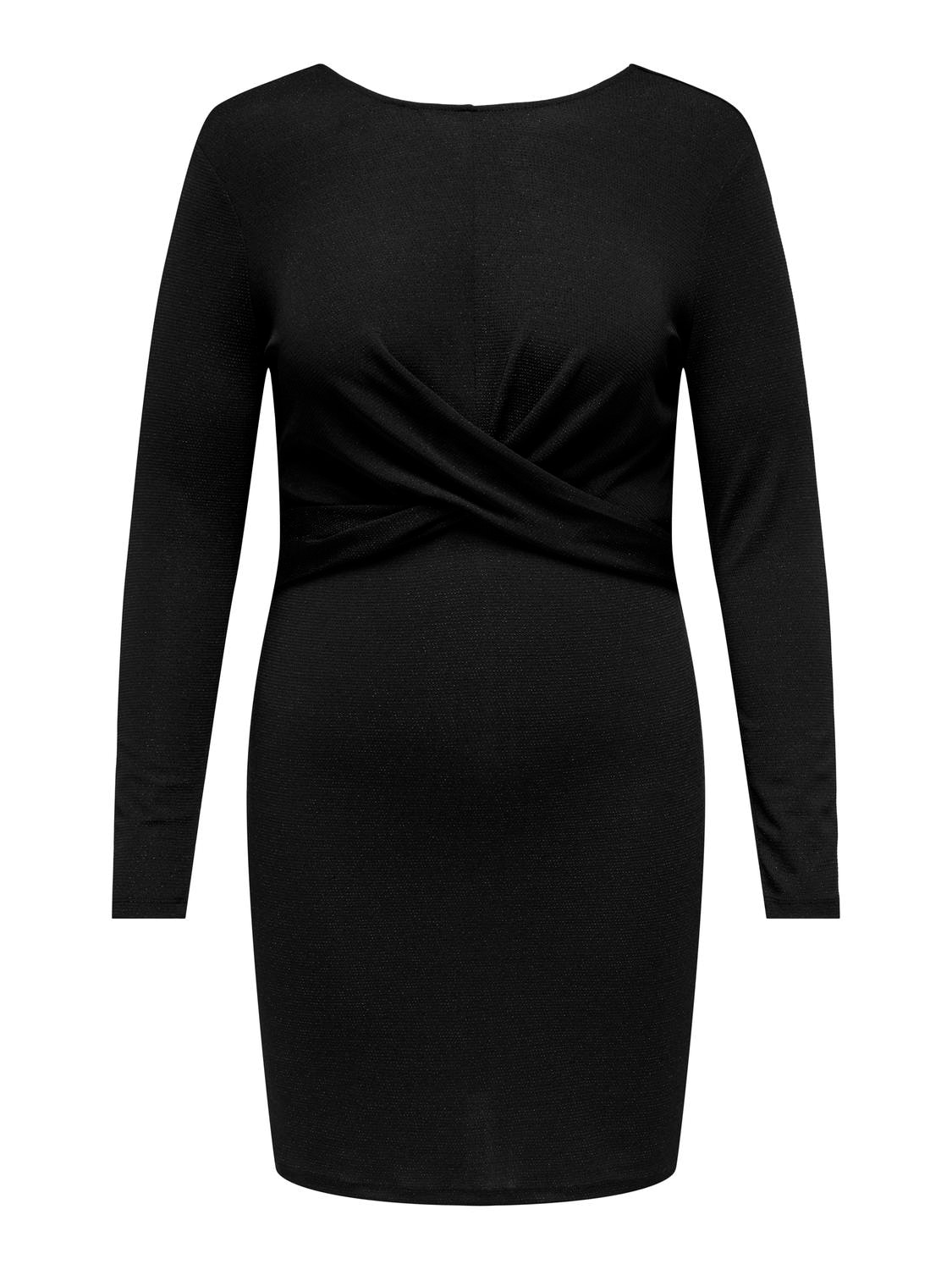 ONLY CARMAKOMA Jerseykleid »CARQUEEN L/S GLITTER TWIST DRESS JRS BF« von ONLY CARMAKOMA