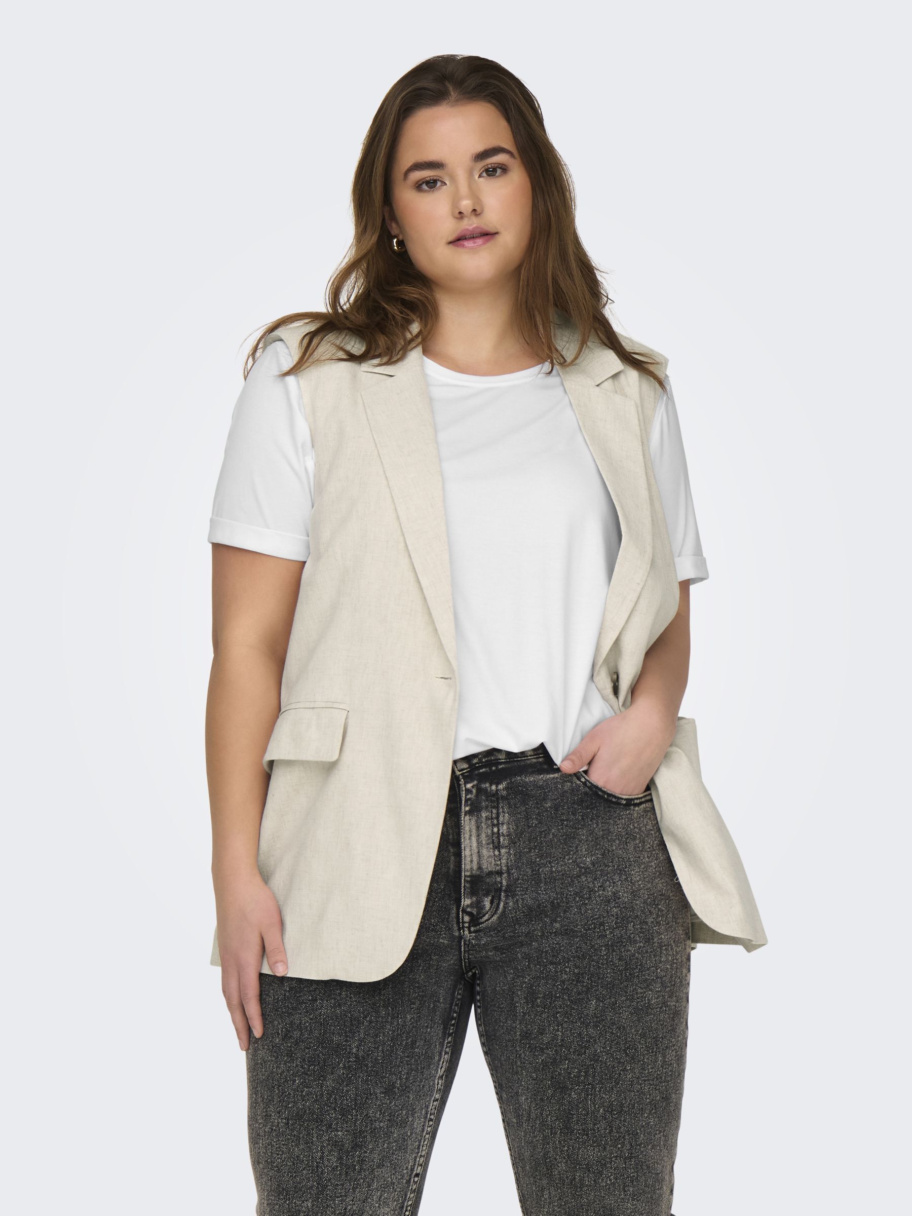 ONLY CARMAKOMA Kurzarmshirt »CARMOSTER S/S FOLD UP TOP JRS NOOS« ONLY CARMAKOMA Kurzarmshirt »CARMOSTER S/S FOLD UP TOP JRS NOOS« von ONLY CARMAKOMA