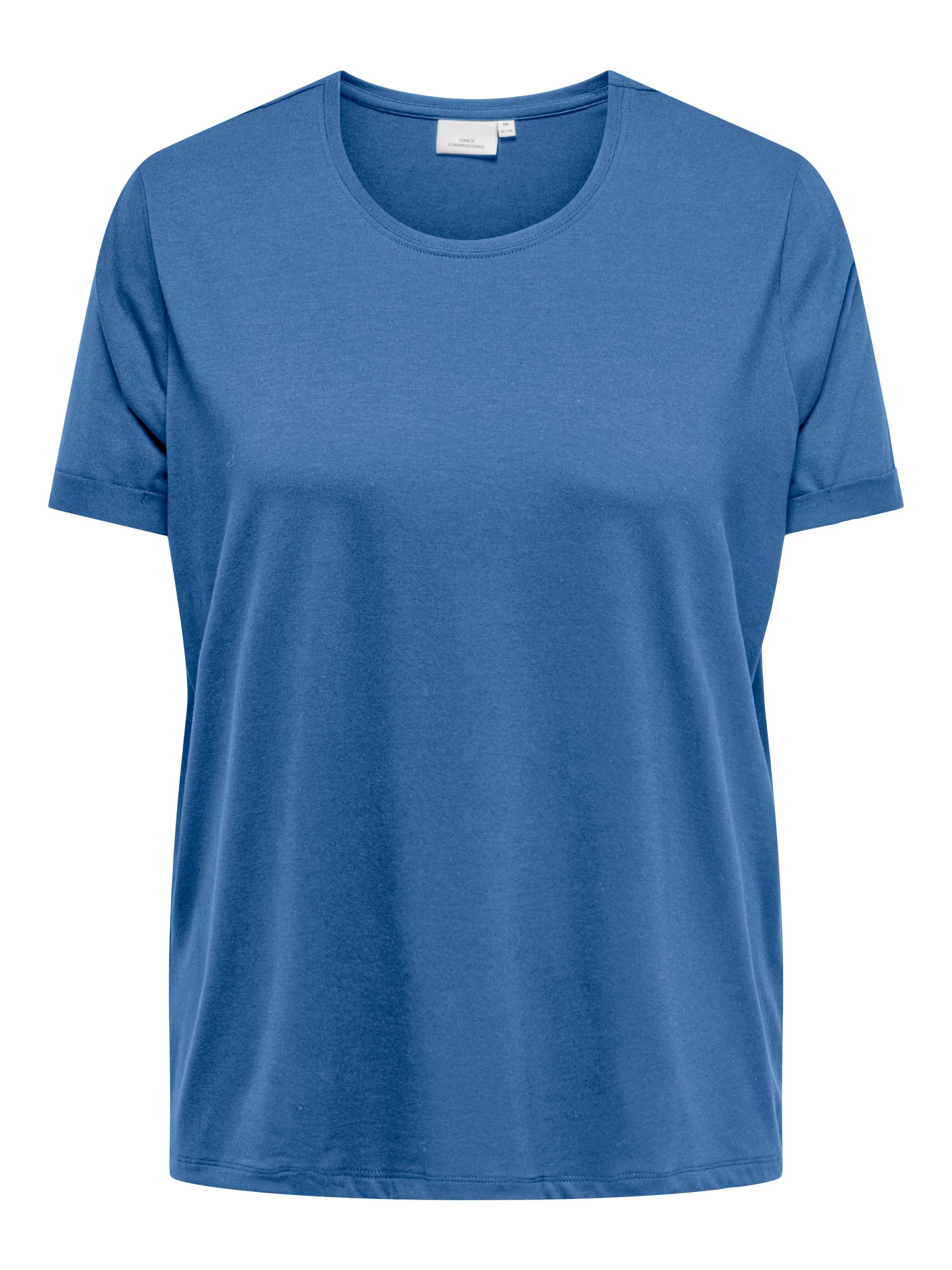 ONLY CARMAKOMA Kurzarmshirt »CARMOSTER S/S FOLD UP TOP JRS NOOS« von ONLY CARMAKOMA