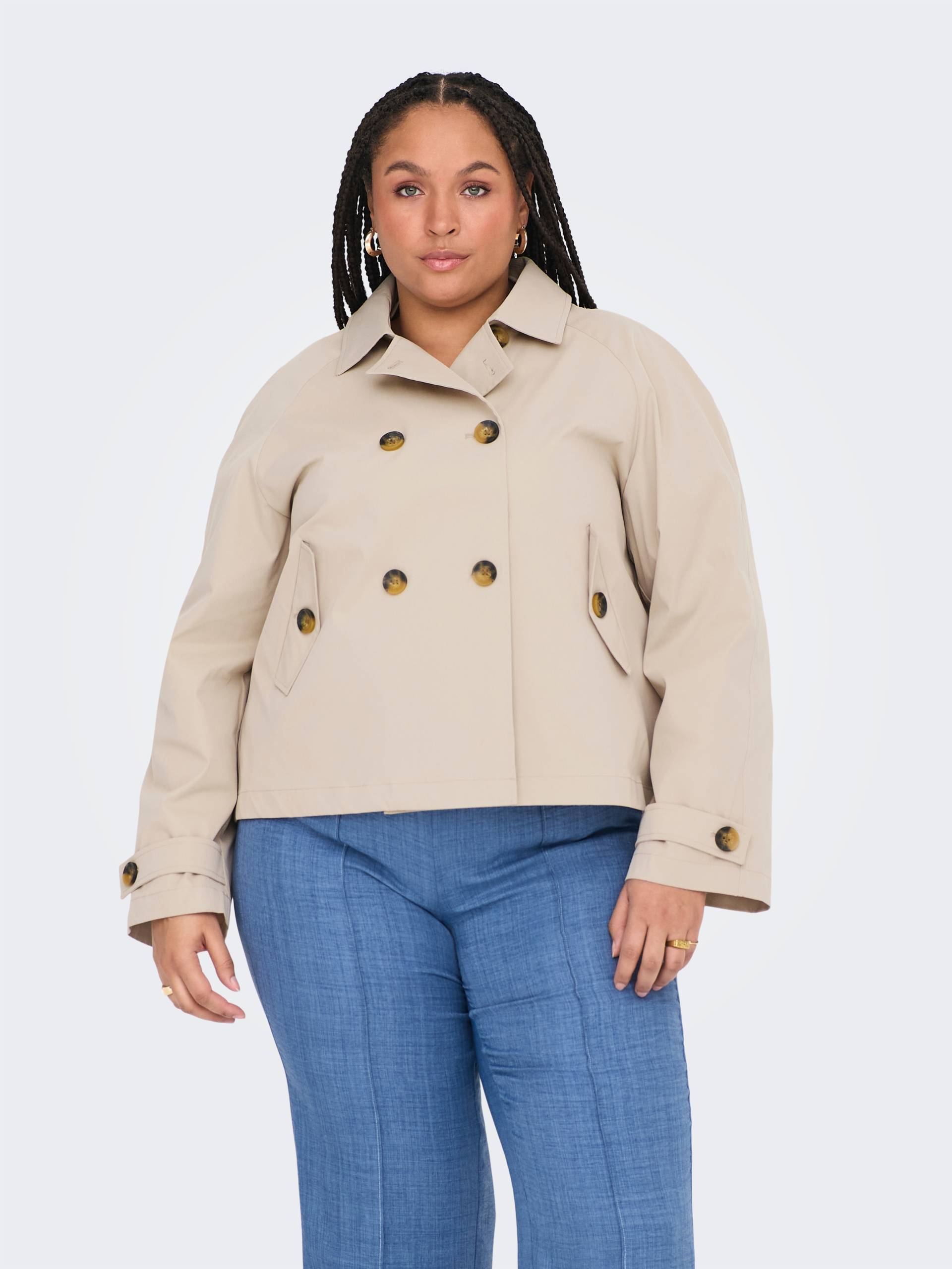 ONLY CARMAKOMA Kurzjacke »CARAPRIL LIFE SHORT TRENCHCOAT OTW NOOS« ONLY CARMAKOMA Kurzjacke »CARAPRIL LIFE SHORT TRENCHCOAT OTW NOOS« von ONLY CARMAKOMA