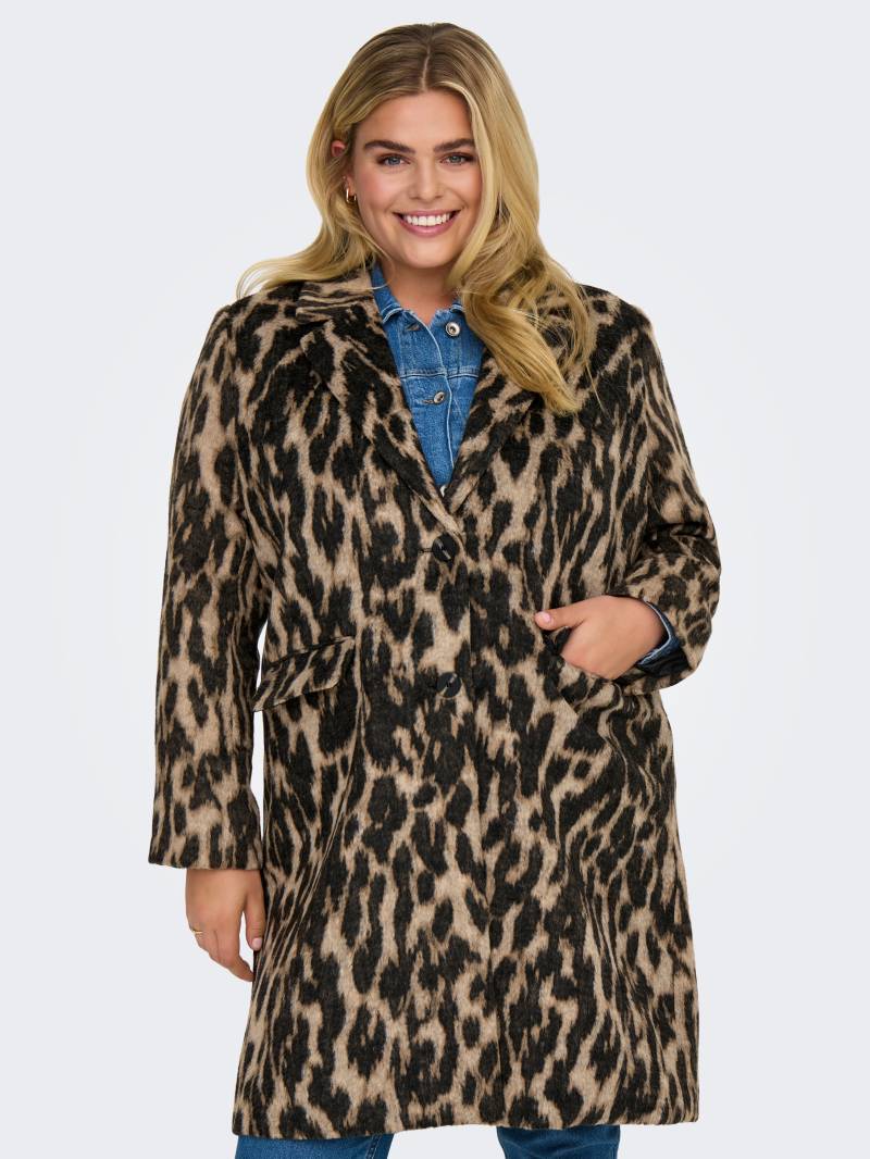 ONLY CARMAKOMA Kurzmantel »CARVALBORG ANIMAL LIFE COAT OTW«, mit Allover Animal Druck von ONLY CARMAKOMA