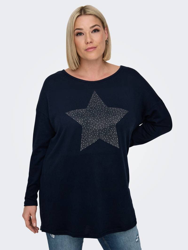 ONLY CARMAKOMA Langarmshirt »CARMALBA LS LONG TOP JRS« von ONLY CARMAKOMA